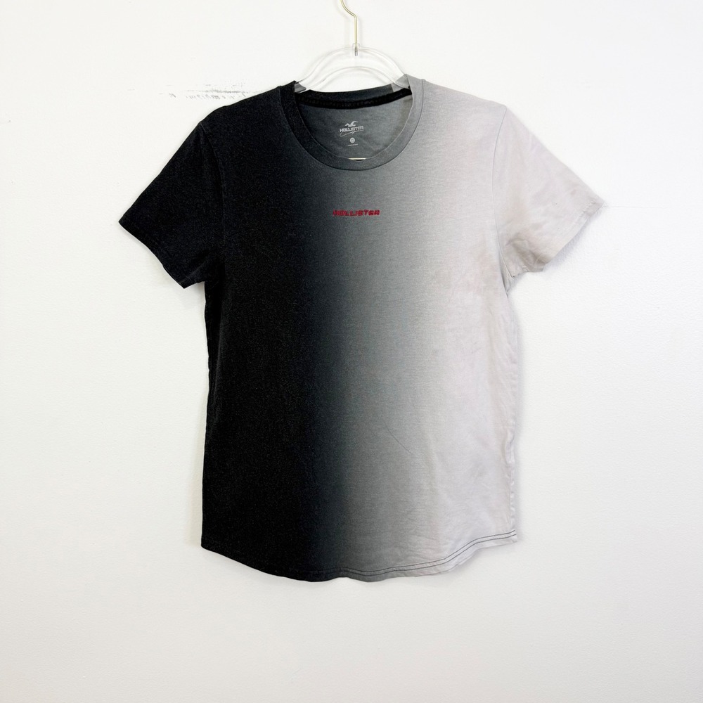 Hollister Men's Ombre Gradient Logo T-Shirt Size XS